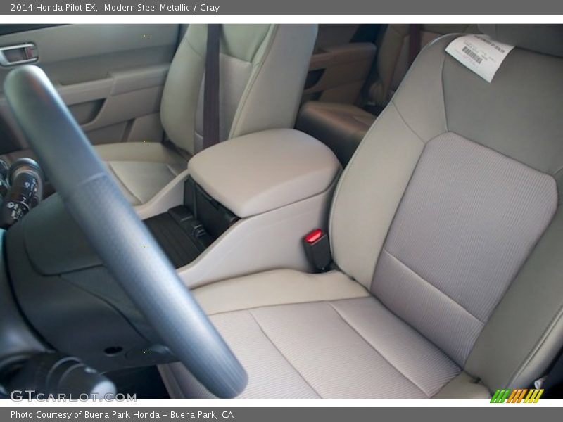 Modern Steel Metallic / Gray 2014 Honda Pilot EX