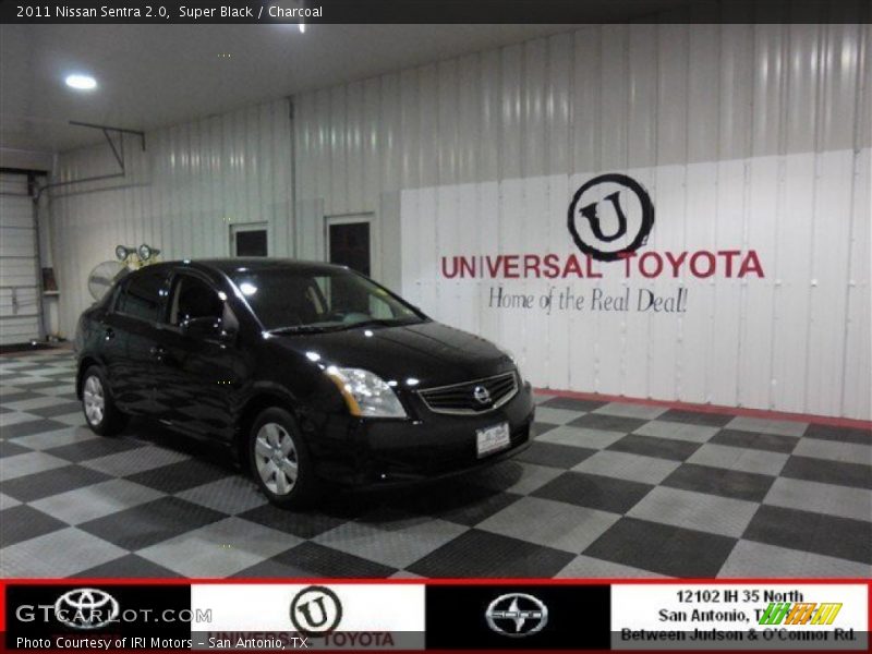 Super Black / Charcoal 2011 Nissan Sentra 2.0