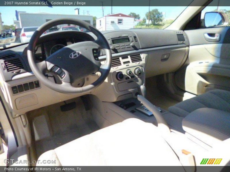 Golden Beige / Beige 2007 Hyundai Sonata GLS