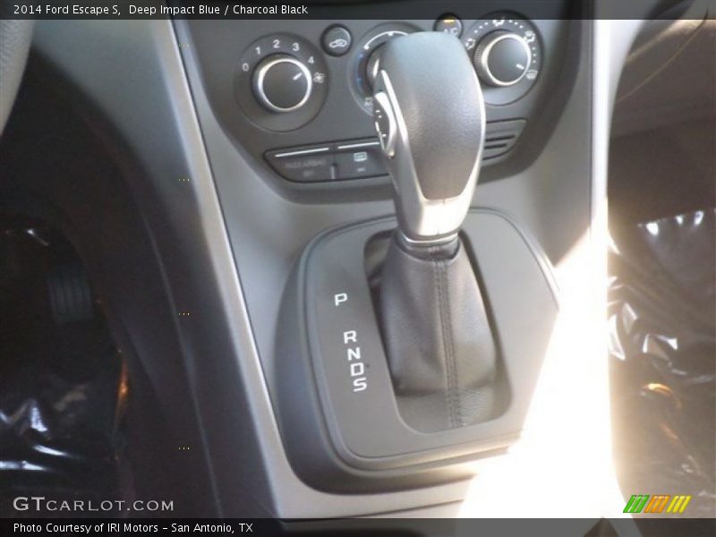 Deep Impact Blue / Charcoal Black 2014 Ford Escape S