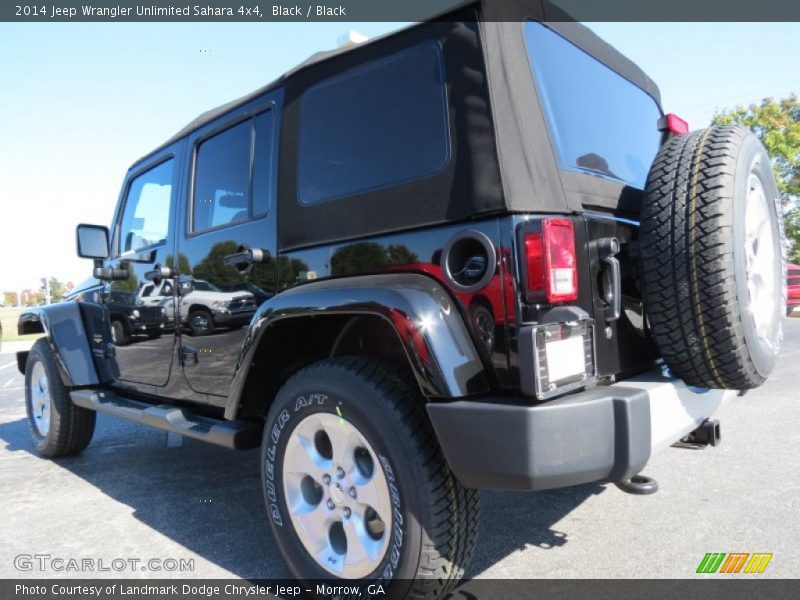 Black / Black 2014 Jeep Wrangler Unlimited Sahara 4x4