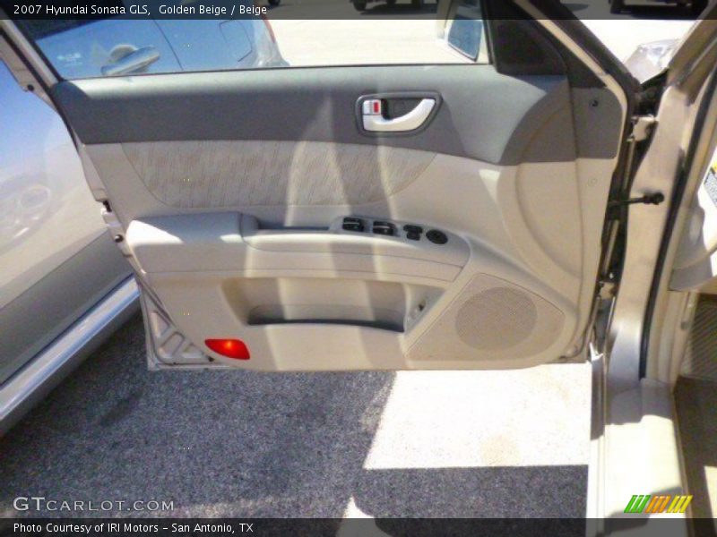Golden Beige / Beige 2007 Hyundai Sonata GLS