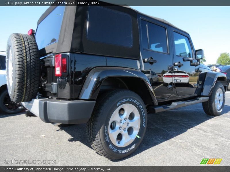 Black / Black 2014 Jeep Wrangler Unlimited Sahara 4x4