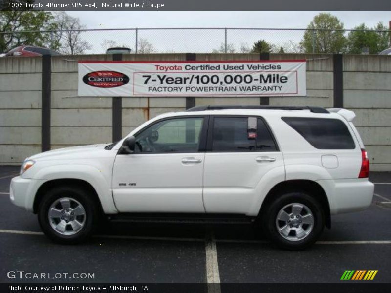 Natural White / Taupe 2006 Toyota 4Runner SR5 4x4