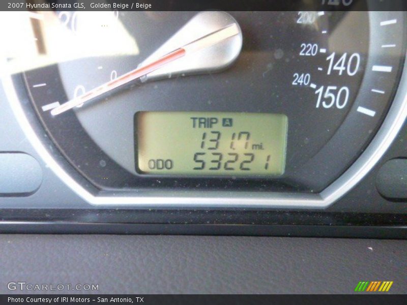 Golden Beige / Beige 2007 Hyundai Sonata GLS