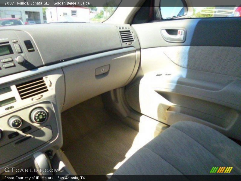 Golden Beige / Beige 2007 Hyundai Sonata GLS