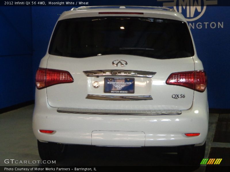 Moonlight White / Wheat 2012 Infiniti QX 56 4WD