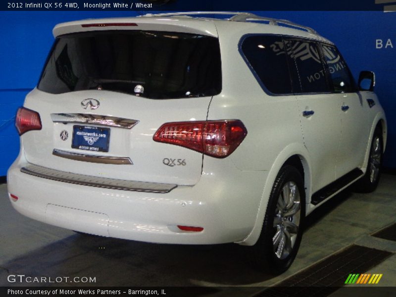 Moonlight White / Wheat 2012 Infiniti QX 56 4WD