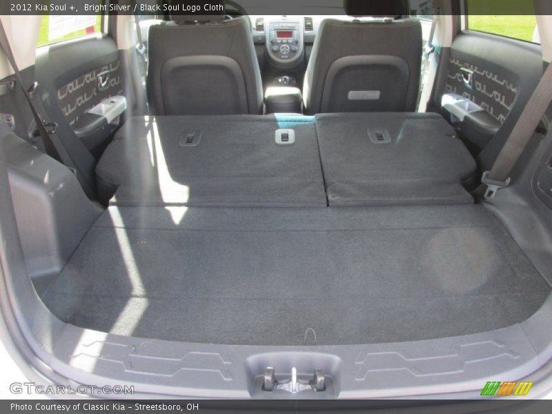 Bright Silver / Black Soul Logo Cloth 2012 Kia Soul +
