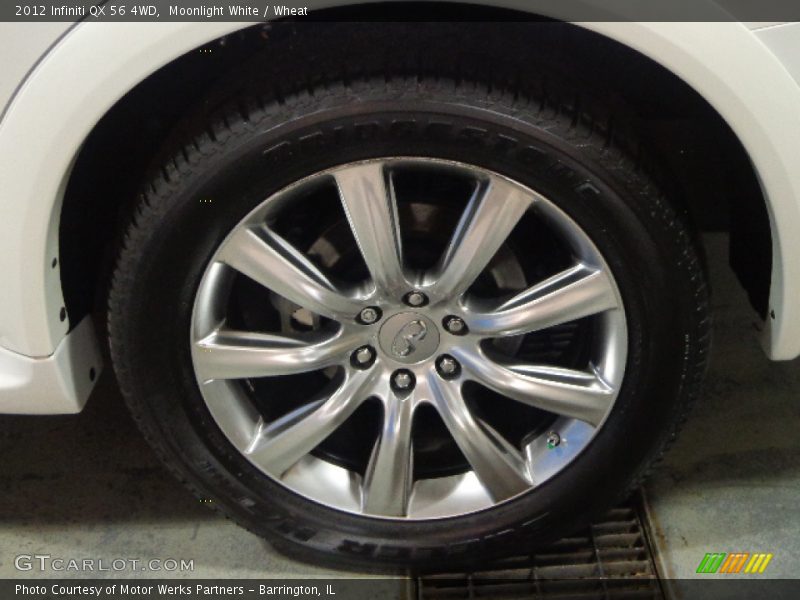 Moonlight White / Wheat 2012 Infiniti QX 56 4WD