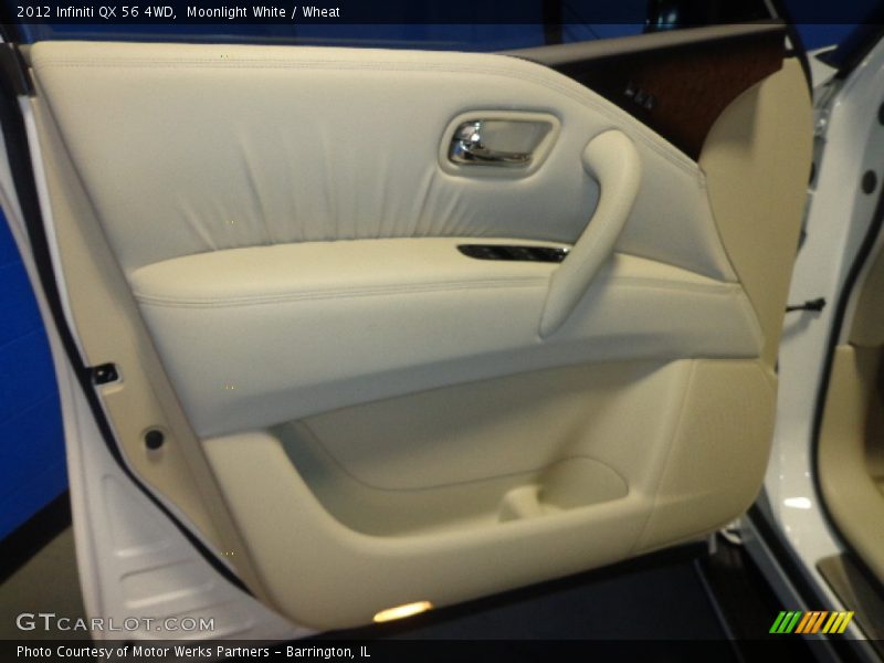 Moonlight White / Wheat 2012 Infiniti QX 56 4WD