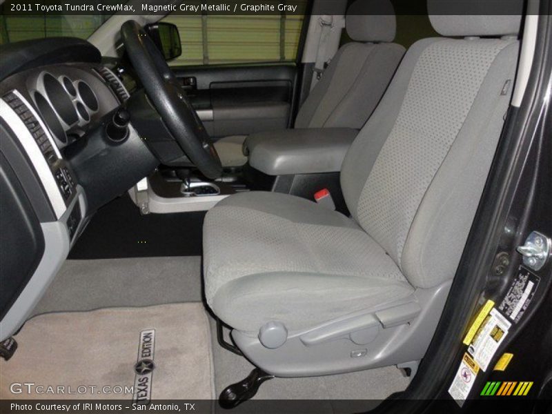 Magnetic Gray Metallic / Graphite Gray 2011 Toyota Tundra CrewMax