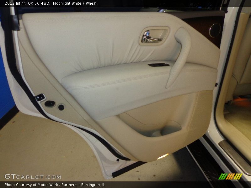 Moonlight White / Wheat 2012 Infiniti QX 56 4WD