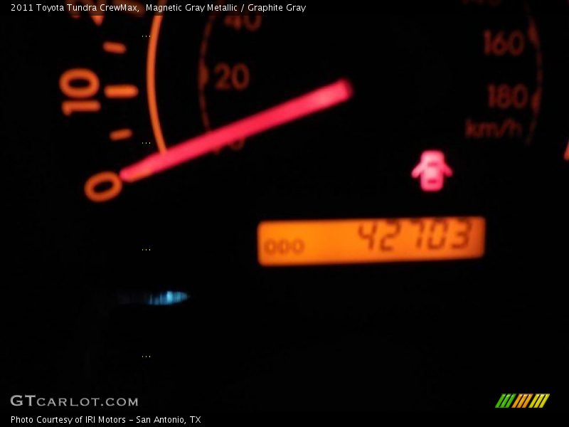 Magnetic Gray Metallic / Graphite Gray 2011 Toyota Tundra CrewMax