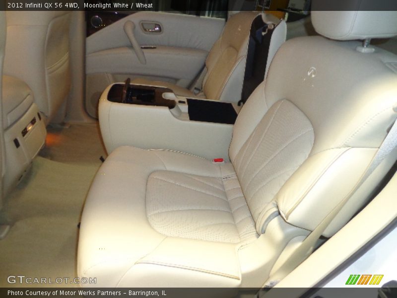 Moonlight White / Wheat 2012 Infiniti QX 56 4WD