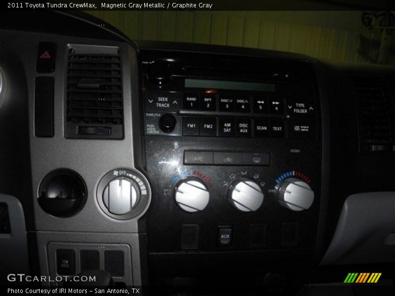 Magnetic Gray Metallic / Graphite Gray 2011 Toyota Tundra CrewMax
