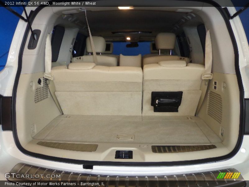 Moonlight White / Wheat 2012 Infiniti QX 56 4WD