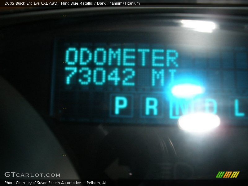 Ming Blue Metallic / Dark Titanium/Titanium 2009 Buick Enclave CXL AWD
