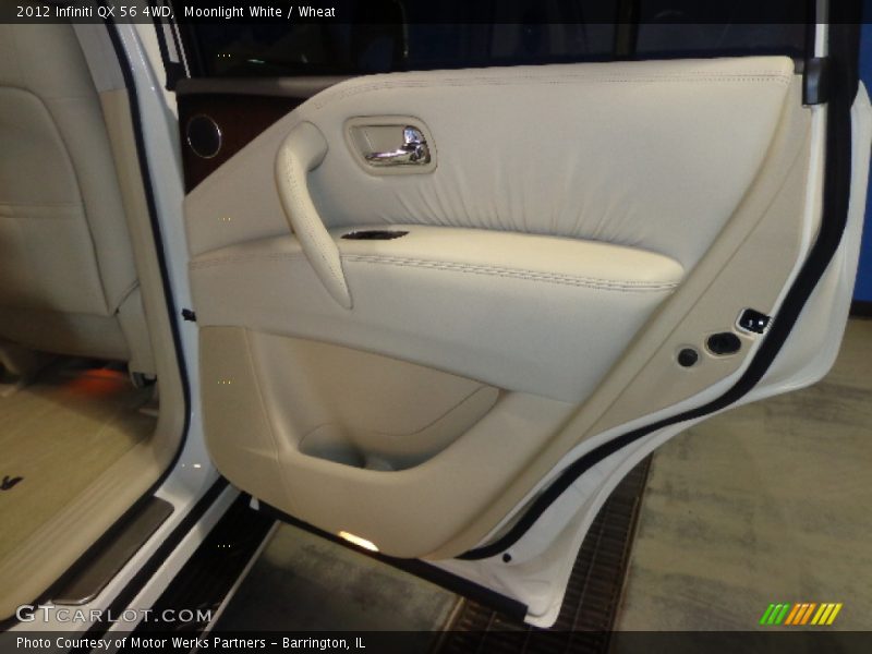Moonlight White / Wheat 2012 Infiniti QX 56 4WD