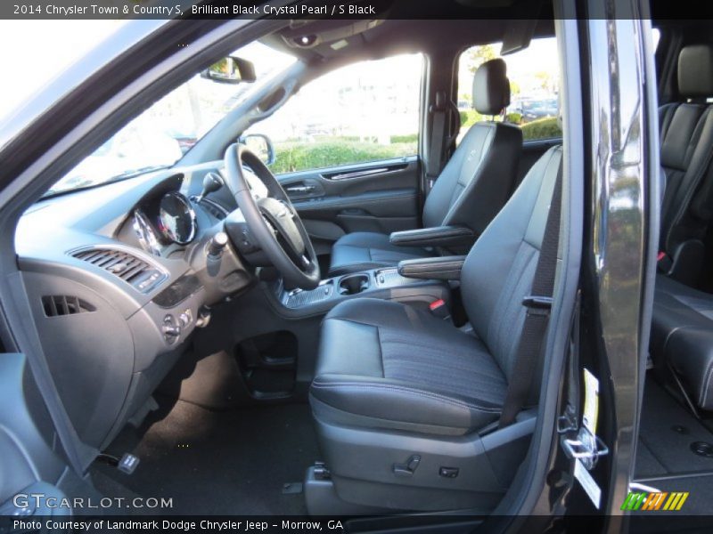 Front Seat of 2014 Town & Country S