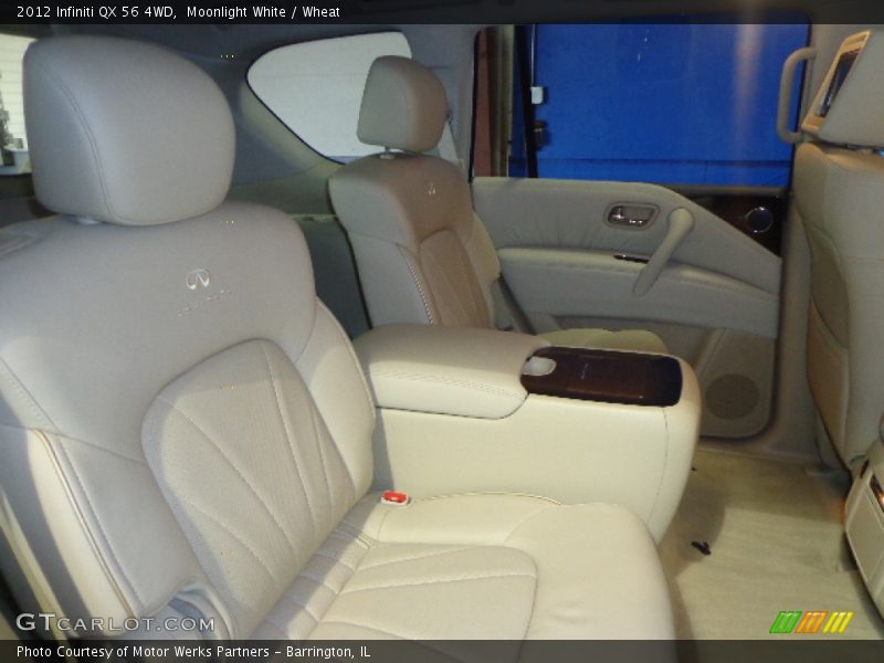 Moonlight White / Wheat 2012 Infiniti QX 56 4WD