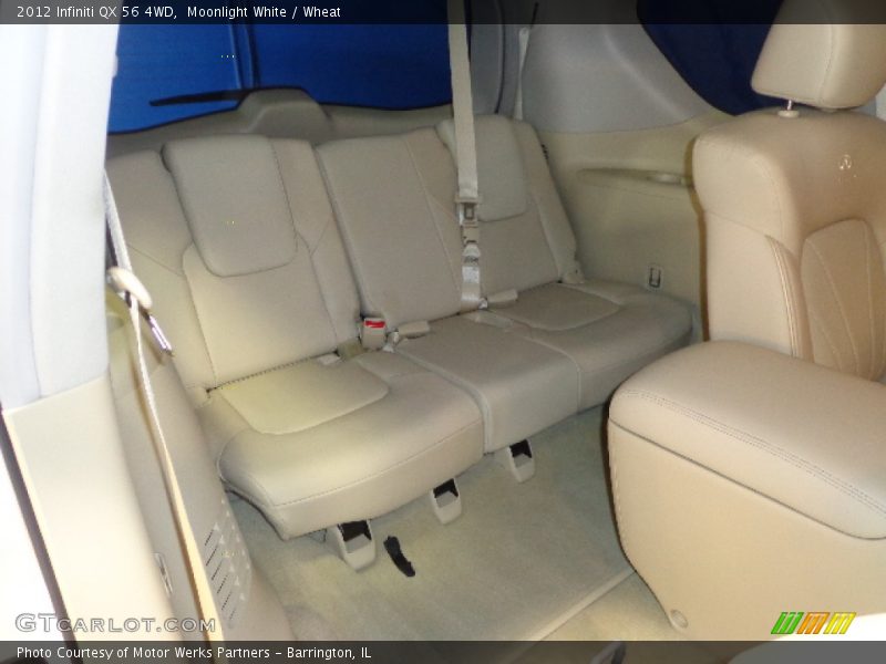 Moonlight White / Wheat 2012 Infiniti QX 56 4WD