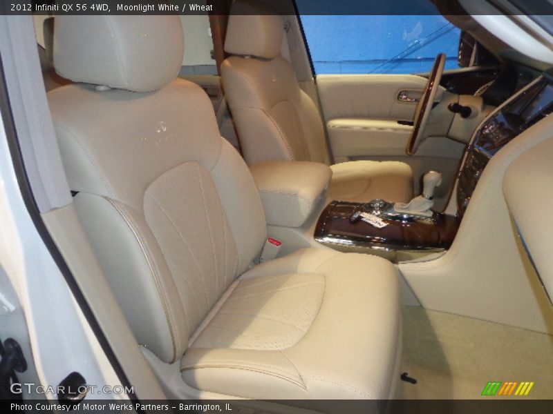 Moonlight White / Wheat 2012 Infiniti QX 56 4WD