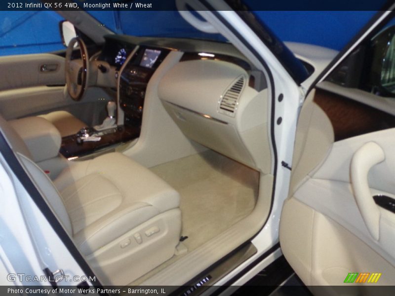 Moonlight White / Wheat 2012 Infiniti QX 56 4WD