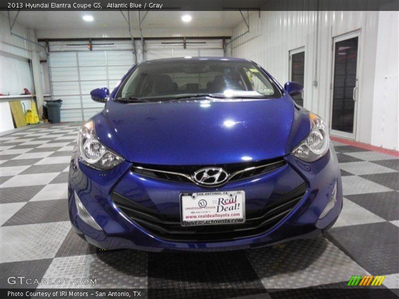 Atlantic Blue / Gray 2013 Hyundai Elantra Coupe GS