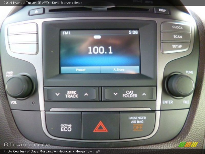 Kona Bronze / Beige 2014 Hyundai Tucson SE AWD