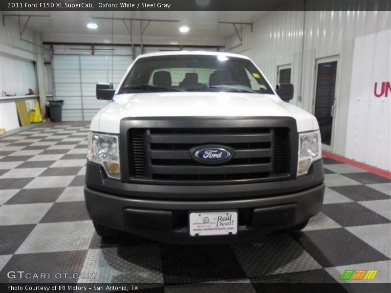 Oxford White / Steel Gray 2011 Ford F150 XL SuperCab