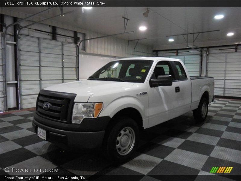 Oxford White / Steel Gray 2011 Ford F150 XL SuperCab