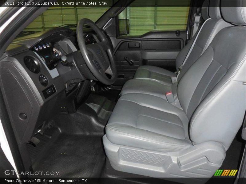 Oxford White / Steel Gray 2011 Ford F150 XL SuperCab