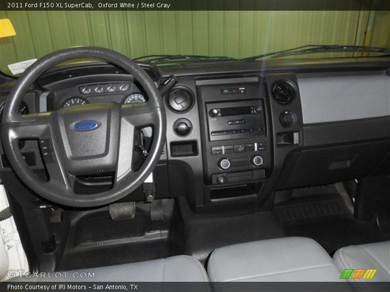 Oxford White / Steel Gray 2011 Ford F150 XL SuperCab