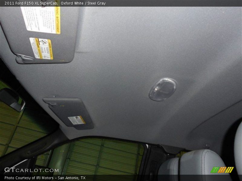 Oxford White / Steel Gray 2011 Ford F150 XL SuperCab
