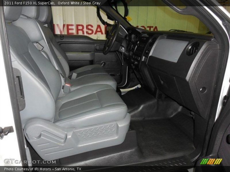Oxford White / Steel Gray 2011 Ford F150 XL SuperCab