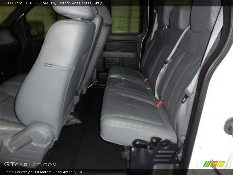 Oxford White / Steel Gray 2011 Ford F150 XL SuperCab
