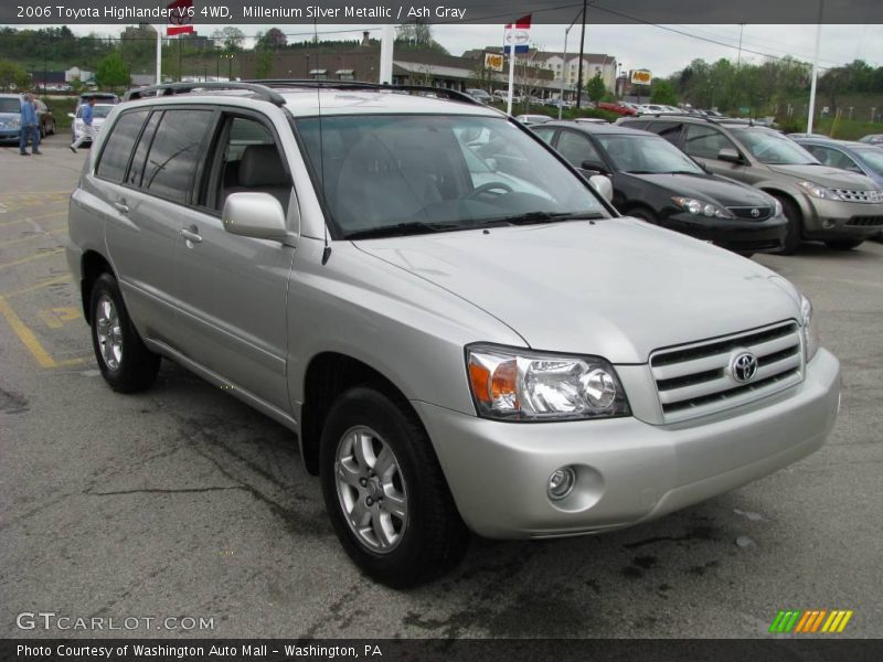 Millenium Silver Metallic / Ash Gray 2006 Toyota Highlander V6 4WD