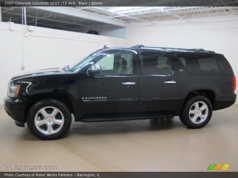 Black / Ebony 2007 Chevrolet Suburban 1500 LTZ 4x4