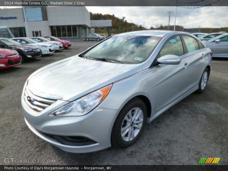 Radiant Silver / Gray 2014 Hyundai Sonata GLS