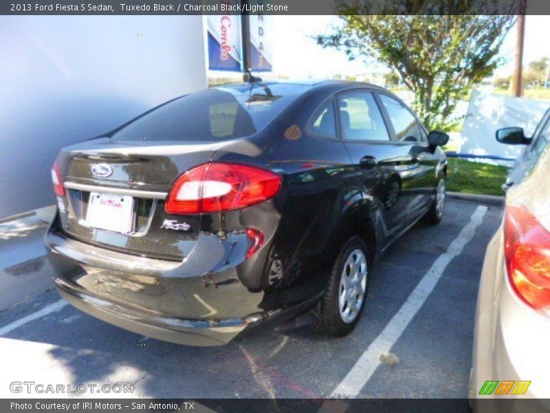 Tuxedo Black / Charcoal Black/Light Stone 2013 Ford Fiesta S Sedan