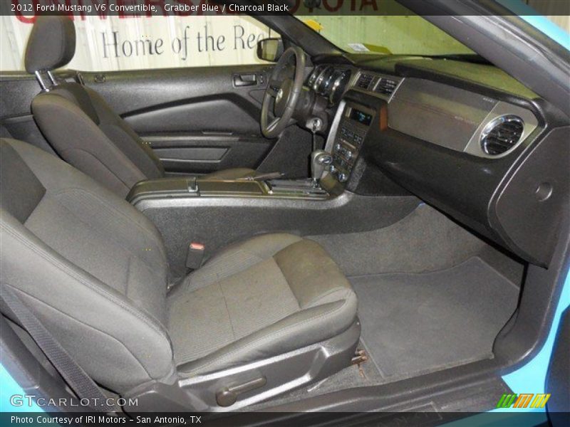 Grabber Blue / Charcoal Black 2012 Ford Mustang V6 Convertible