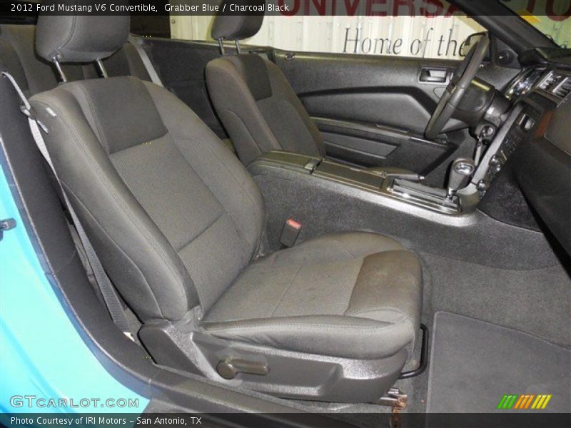 Grabber Blue / Charcoal Black 2012 Ford Mustang V6 Convertible
