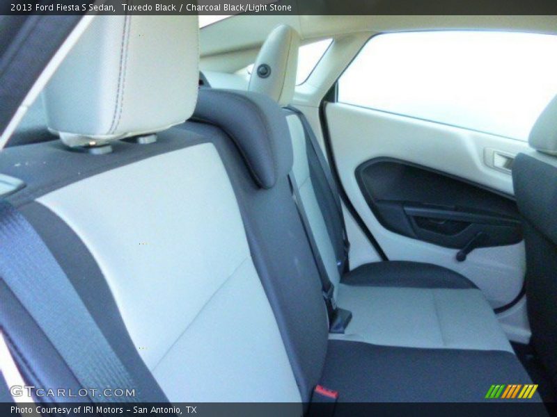 Tuxedo Black / Charcoal Black/Light Stone 2013 Ford Fiesta S Sedan