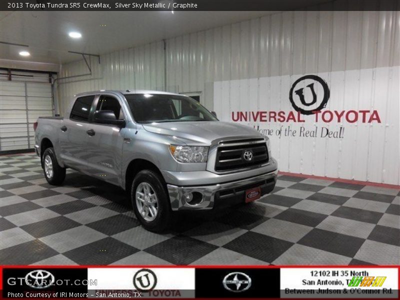 Silver Sky Metallic / Graphite 2013 Toyota Tundra SR5 CrewMax