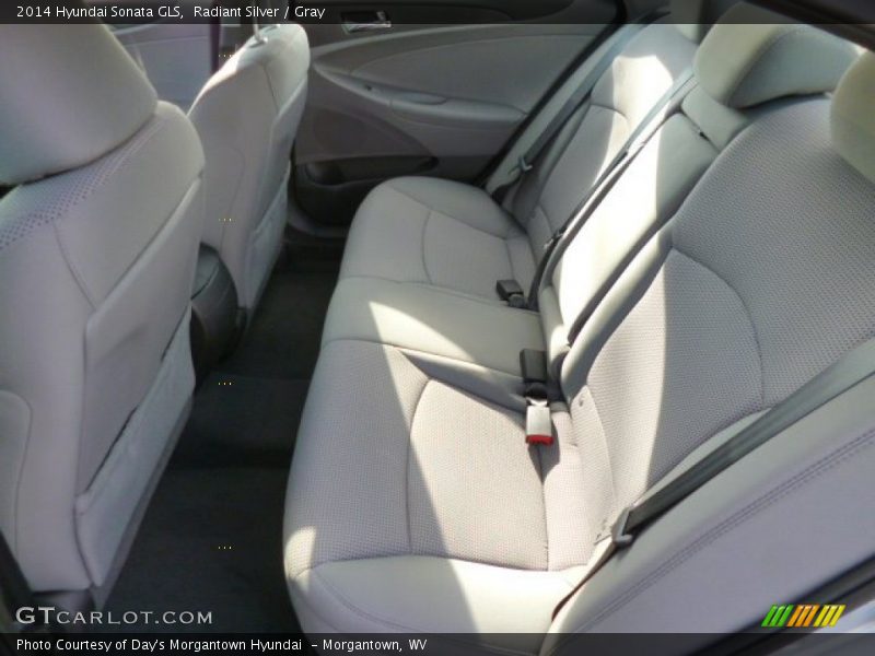 Rear Seat of 2014 Sonata GLS