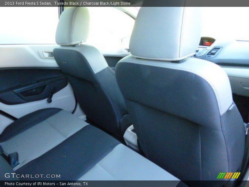 Tuxedo Black / Charcoal Black/Light Stone 2013 Ford Fiesta S Sedan