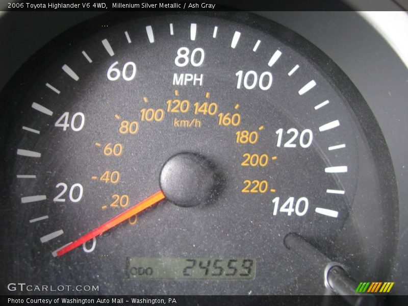 Millenium Silver Metallic / Ash Gray 2006 Toyota Highlander V6 4WD