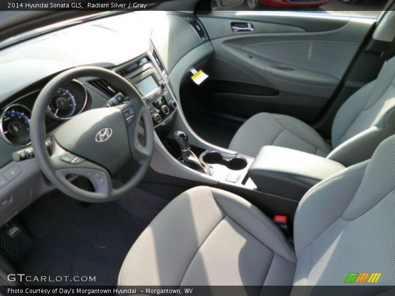 Gray Interior - 2014 Sonata GLS 