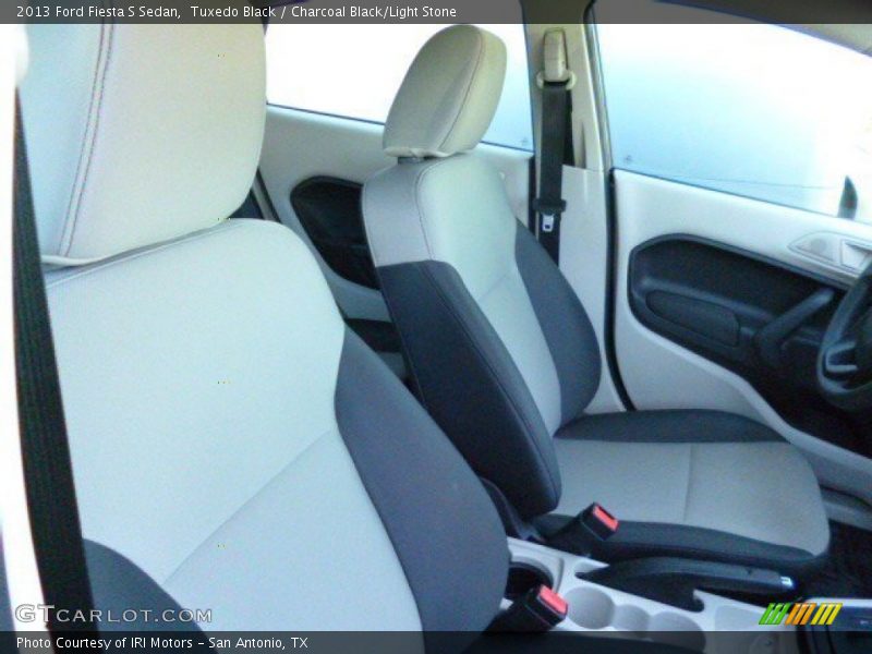 Tuxedo Black / Charcoal Black/Light Stone 2013 Ford Fiesta S Sedan